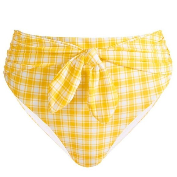 💕VERONICA BEARD💕 Catarina Bandeau Bikini Top (L) + Azoia Tie Waist Bottom (XL) - Picture 11 of 16